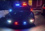 Tesla Police Car