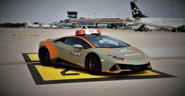 Lamborghini Huracan Evo став машиною супроводу в італійському аеропорту