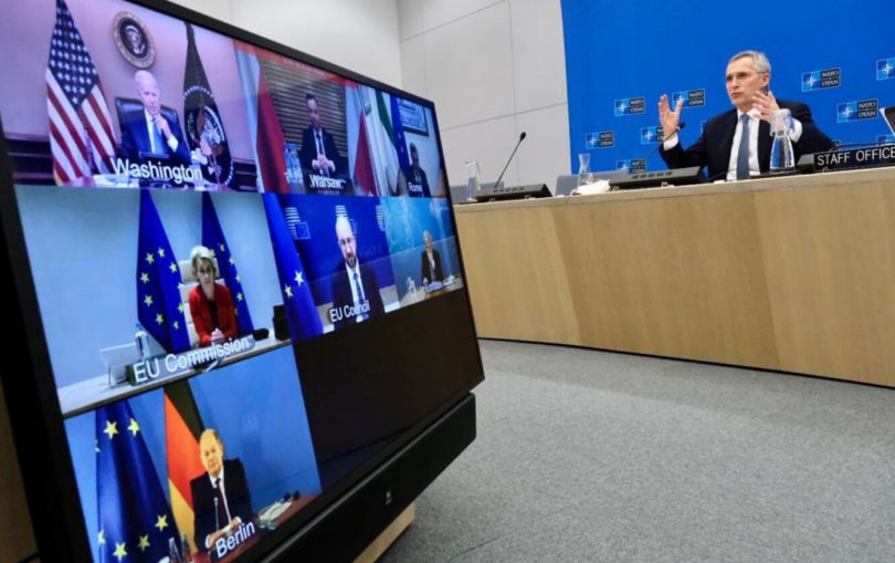 Відбулися онлайн-переговори лідерів країн НАТО та керівництва ЄС
